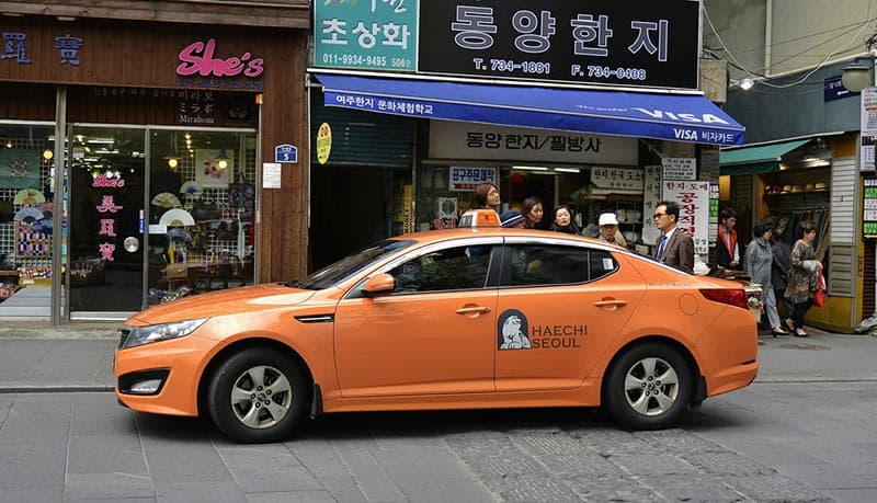 Tout savoir sur les taxis en Corée du Sud