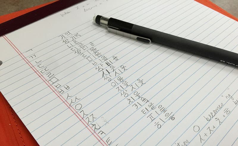 Apprendre l'alphabet Coréen: Le Hangeul